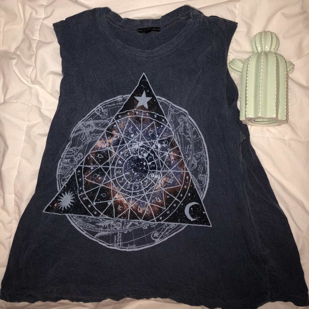Urban outfitters galaxy cosmic muscle tee
